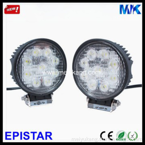 super bright 27w 12v 24v  Epistar 1440lm off road auto led work light